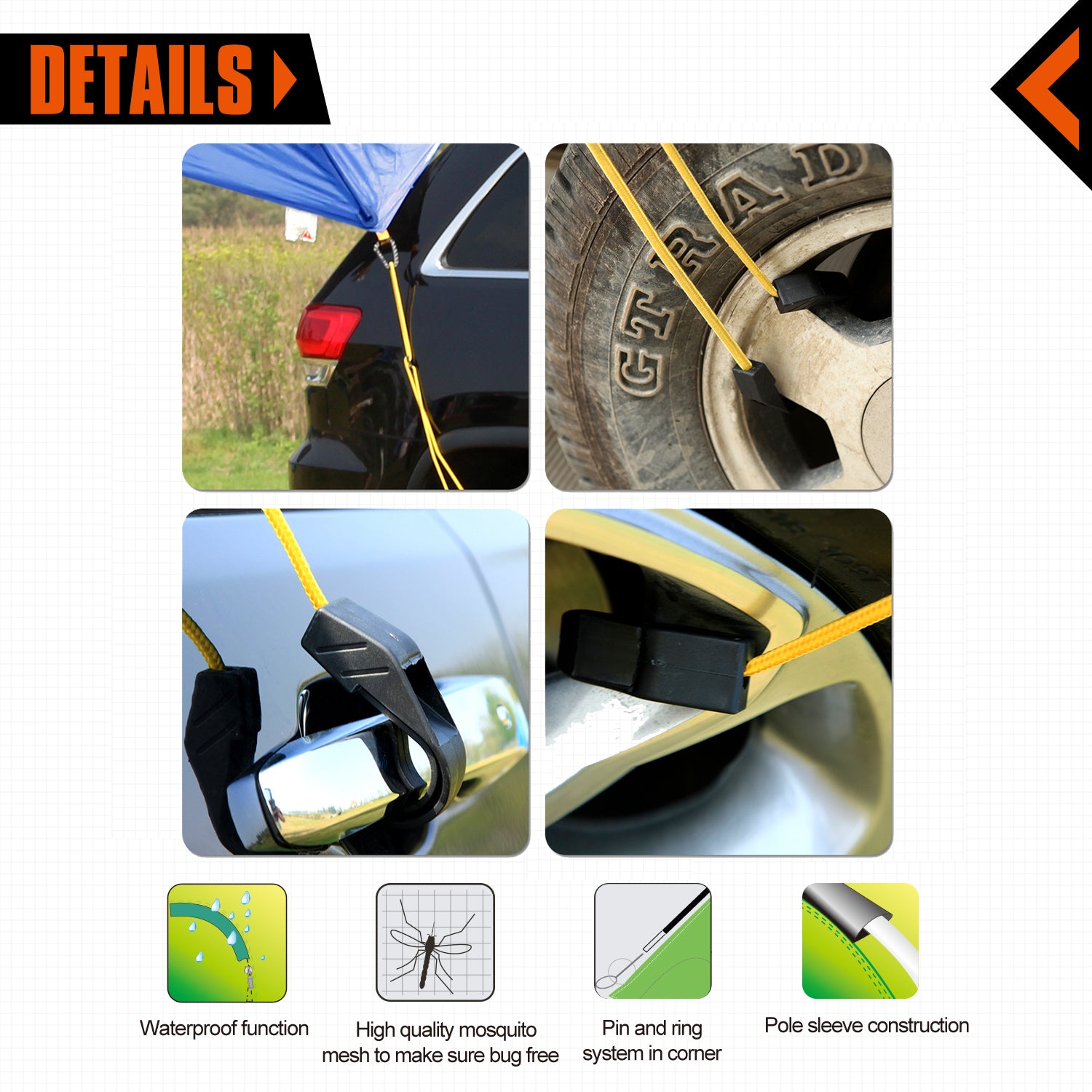 KingCamp Compass SUV Shelter BRoadout