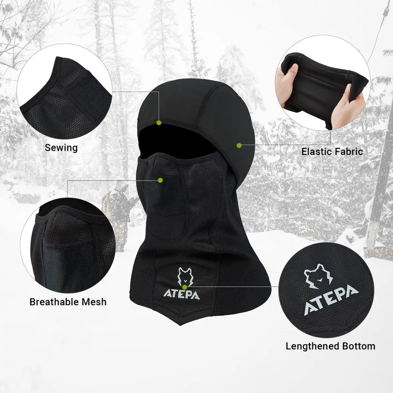 Load image into Gallery viewer, ATEPA Balaclava Ski Mask Winter Full Face Mask
