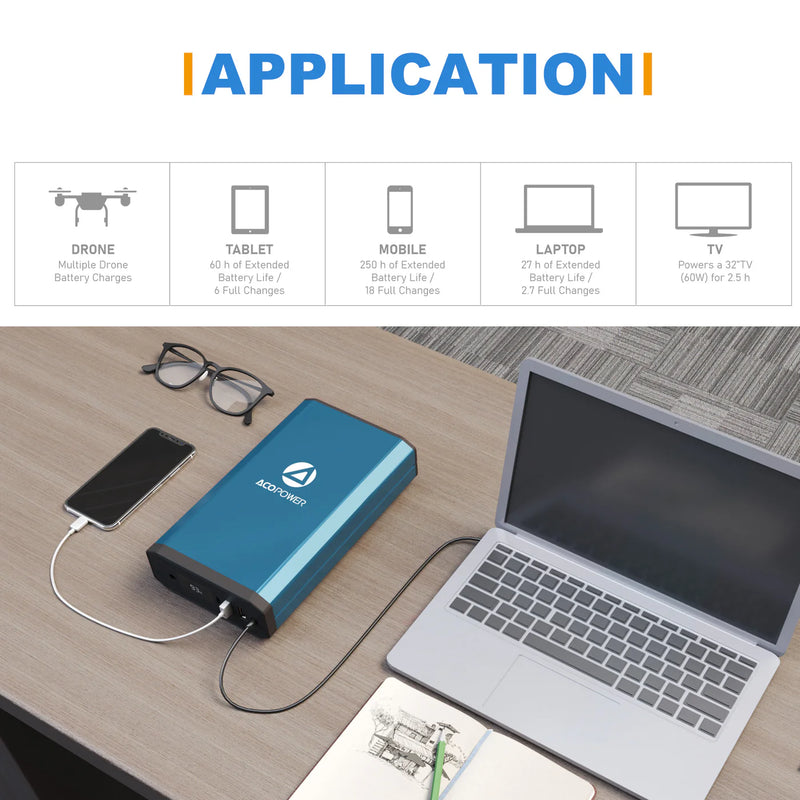 Load image into Gallery viewer, ACOPOWER 193Wh Portable Power Station
