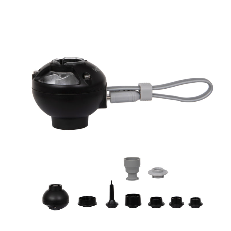 Load image into Gallery viewer, ATEPA 2-in-1 Ultra-Mini Air Pump | Only 1oz (28g) Portable Electric Pump for Inflatables, USB Powered with 7 Nozzles, Fast 300L/min for Camping Pads, Air Mattresses &amp; Pool Floats
