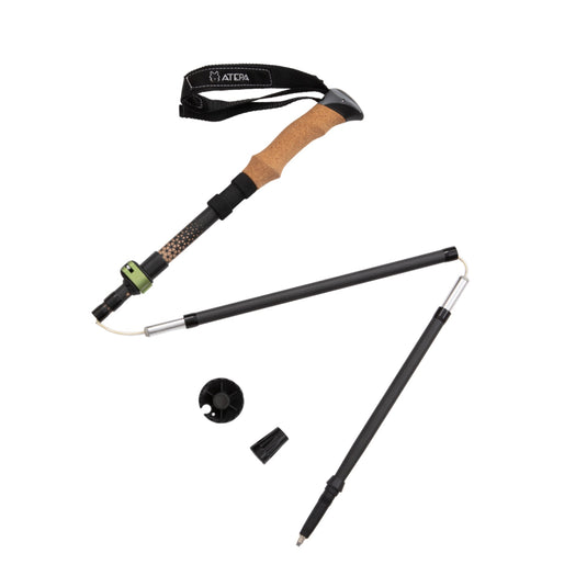 ATEPA Carbon Fiber Trekking Poles – Ultra-Lightweight, Foldable Hiking & Walking Sticks (Pair)