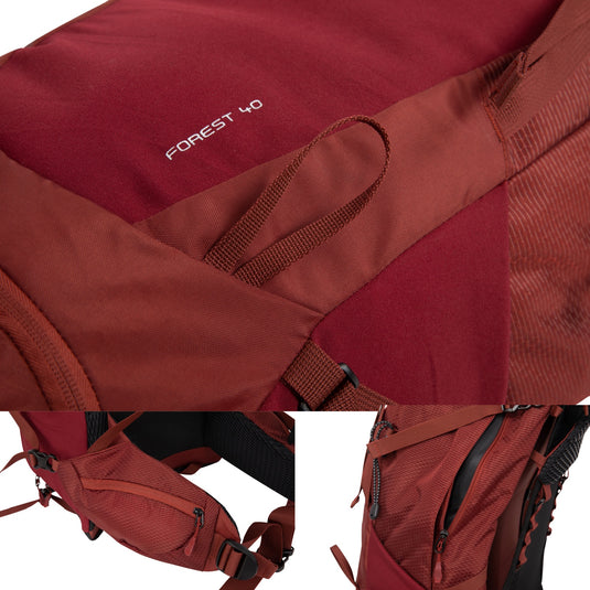 ATEPA FOREST Day & Multi-Day Hiking Backpack 40L – Lightweight Hydration-Ready Pack with Rain Cover