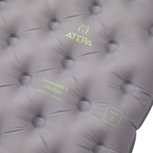 ATEPA GridX 8 Ultralight Insulated Sleeping Pad – R‑Value 8, 4‑Season Mat for Winter & Backpacking