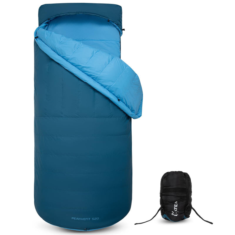 Load image into Gallery viewer, ATEPA 3-in-1 Backpacking Sleeping Bag Down Sleeping Bag
