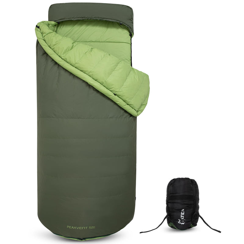 Load image into Gallery viewer, ATEPA 3-in-1 Backpacking Sleeping Bag Down Sleeping Bag
