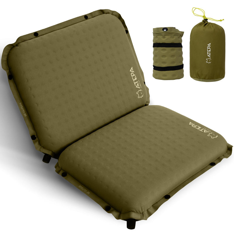 Load image into Gallery viewer, ATEPA BUBBLE 6.5 Self-Inflating Memory Foam Seat Cushion
