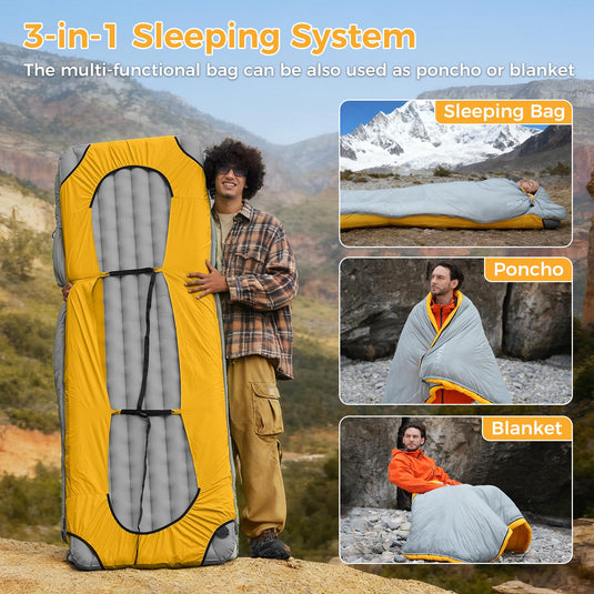 ATEPA BULWARK 300 3-in-1 Convertible Sleeping Bag