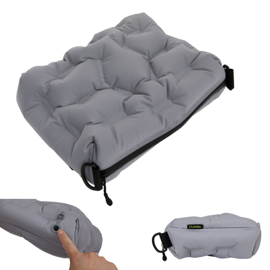 ATEPA Cloud AirBag – Ultra-Light Inflatable Shoulder Bag, Pillow, Lumbar Support & Cushion Grey