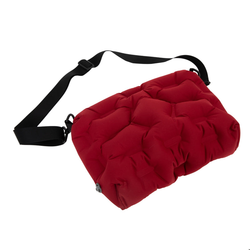 Load image into Gallery viewer, ATEPA Cloud AirBag – Ultra-Light Inflatable Shoulder Bag, Pillow, Lumbar Support &amp; Cushion Red
