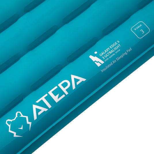 ATEPA EdgeX 3 Ultralight Sleeping Pad – R-Value 3.0, 3.94" Thick Inflatable Pad for Backpacking & Camping