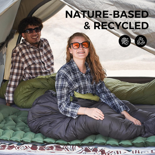 ATEPA Elements 450 Coldmaster™ Mummy Sleeping Bag 42.8°F to 8.6°F Nature-Based & Recycled