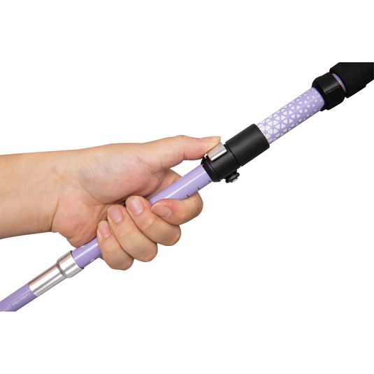 ATEPA FLYTREK Z1 Carbon Fiber Trekking Pole, 5-Section Folding Hiking Pole, 45.3-53.1" Adjustable, Cork EVA Grip, 8.1 oz