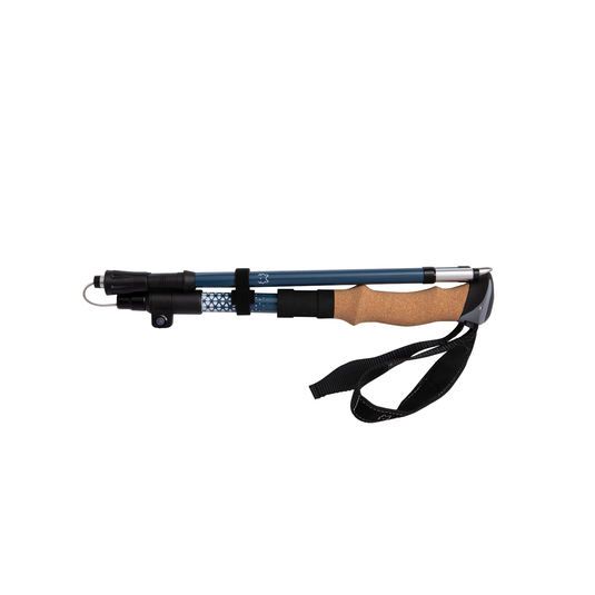 ATEPA FLYTREK Z1 Carbon Fiber Trekking Pole, 5-Section Folding Hiking Pole, 45.3-53.1" Adjustable, Cork EVA Grip, 8.1 oz