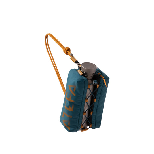 ATEPA Mini Trail Sling Bag, Unisex Lightweight Crossbody Pouch with Rope Strap, Dual Compartments & Bungee Storage