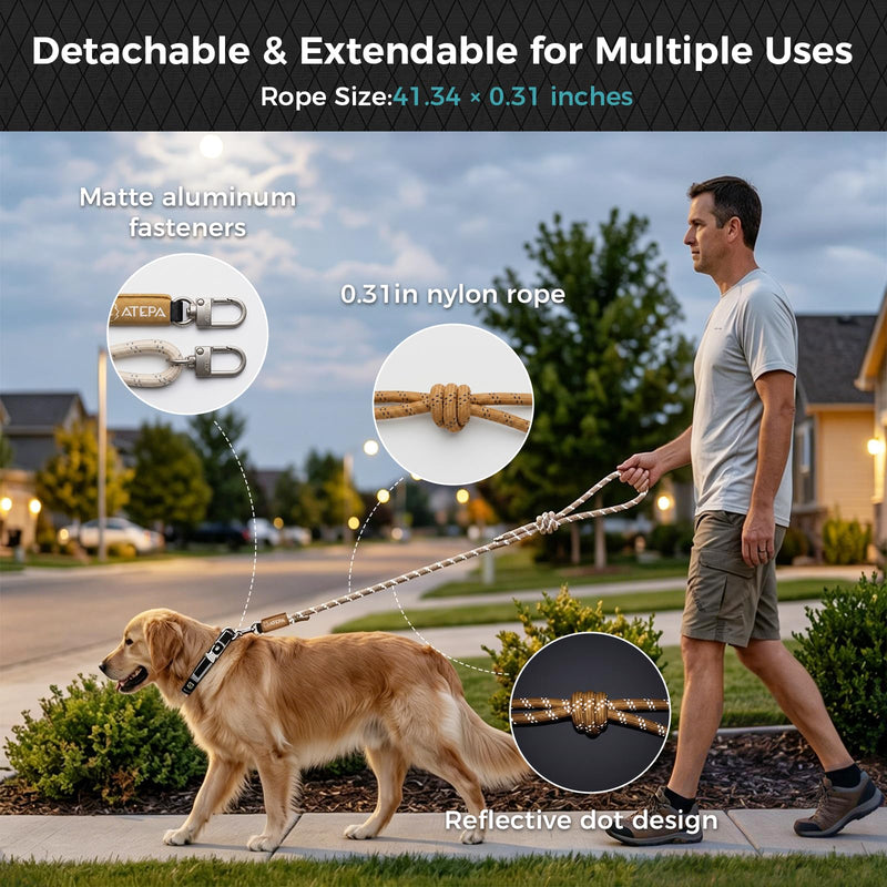Load image into Gallery viewer, ATEPA Mini Trail Sling Bag, Unisex Lightweight Crossbody Pouch with Rope Strap, Dual Compartments &amp; Bungee Storage
