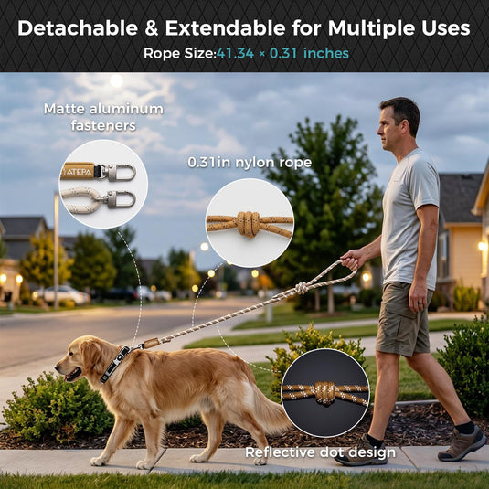 ATEPA Mini Trail Sling Bag, Unisex Lightweight Crossbody Pouch with Rope Strap, Dual Compartments & Bungee Storage