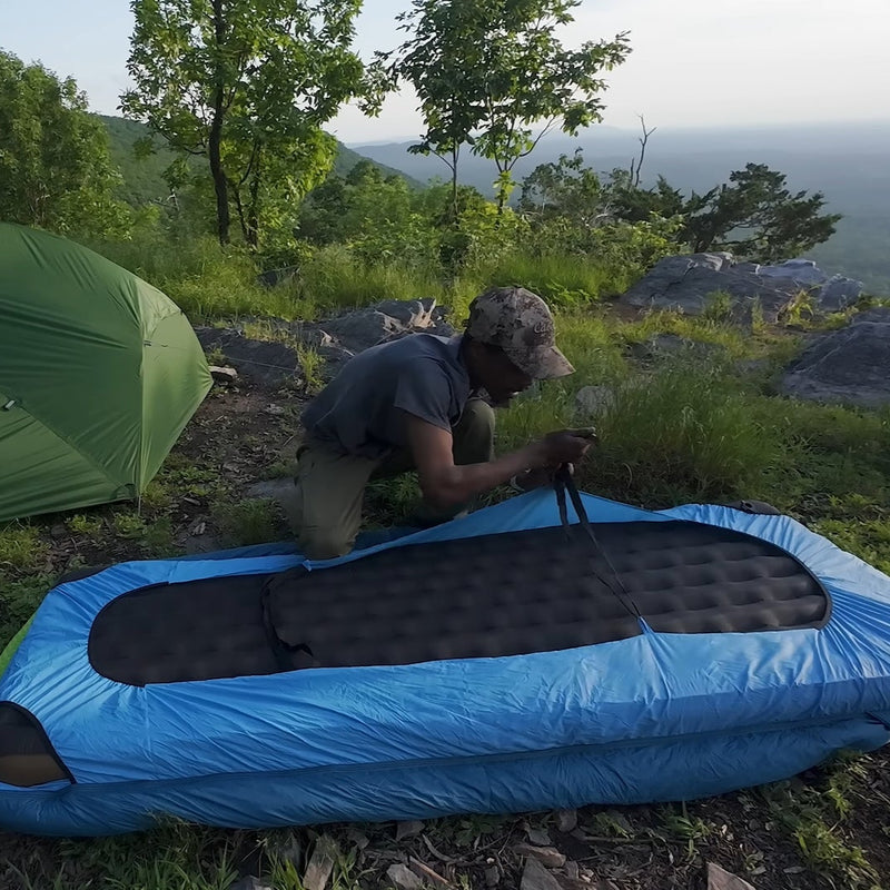 Load image into Gallery viewer, ATEPA Premium Sleep System Bundle – 4-Season Down Sleeping Bag &amp; R-6.6 Pad
