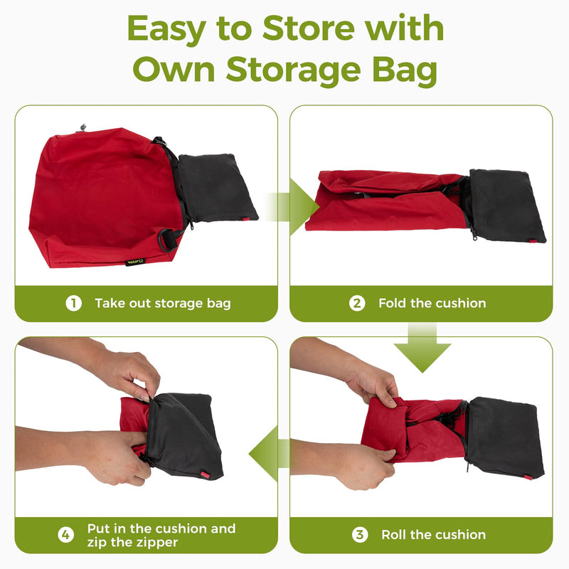 Load image into Gallery viewer, ATEPA Solid Cloud AirBag – Ultra-Light Inflatable Shoulder Bag, Pillow, Lumbar Support &amp; Cushion
