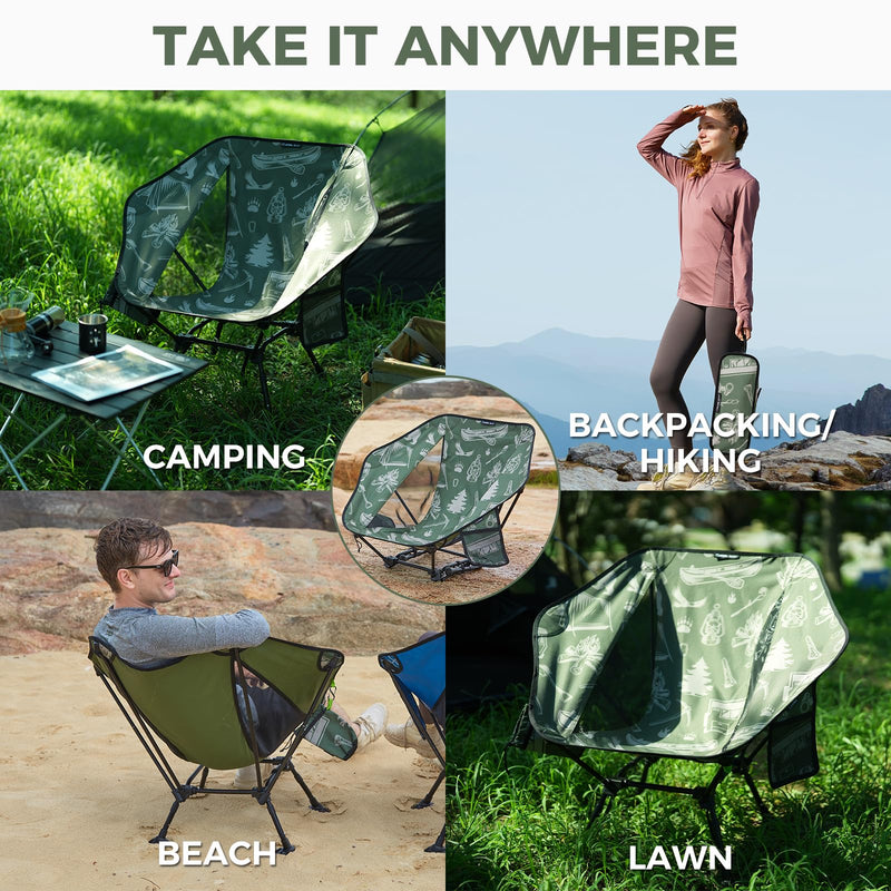 Load image into Gallery viewer, ATEPA UFO P30 Ultralight Camping Chair for Camping Backpacking Hiking  Beach and Lawn
