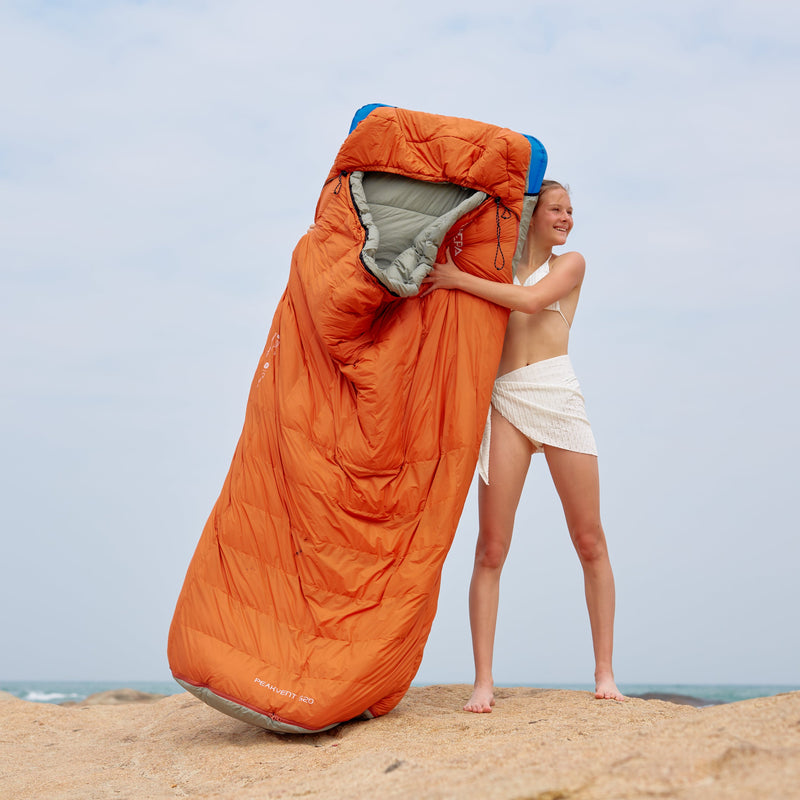 Load image into Gallery viewer, ATEPA Ultimate Backpacking Sleep System Bundle – 3-in-1 Down Sleeping Bag &amp; All-Season Insulated Sleeping Pad
