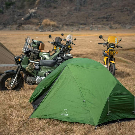 ATEPA Ultralight Solo Camping Bundle: 1-Person Tent & Insulated Sleeping Pad (R-Value 6.6)