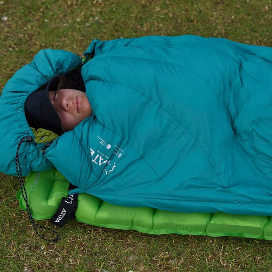 ATEPA Ultralight Cold-Weather Camping Bundle – Premium Down Sleeping Bag & High R-Value Insulated Sleeping Pad
