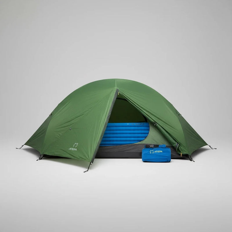 Load image into Gallery viewer, ATEPA Ultralight Solo Camping Bundle: 1-Person Tent &amp; Insulated Sleeping Pad (R-Value 6.6)

