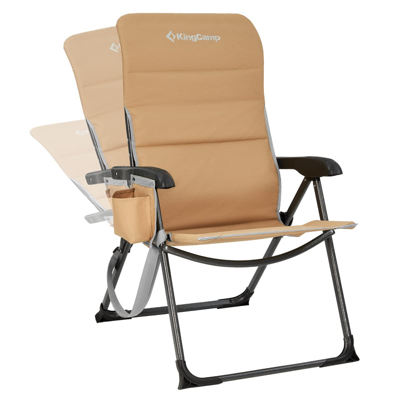 Load image into Gallery viewer, KingCamp Adjustable High Back Camping Chair
