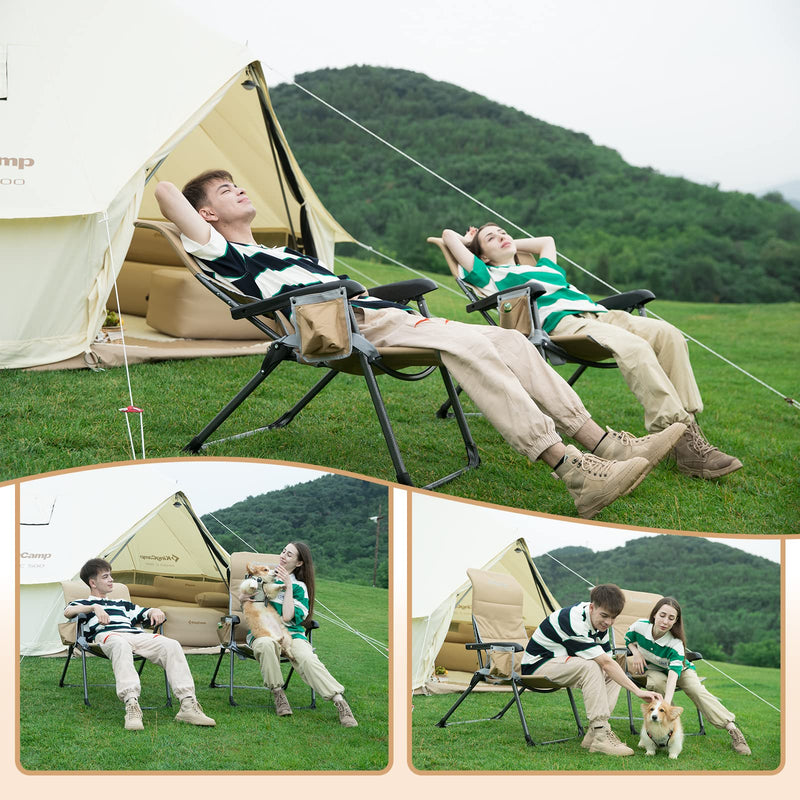 Load image into Gallery viewer, KingCamp Adjustable High Back Camping Chair
