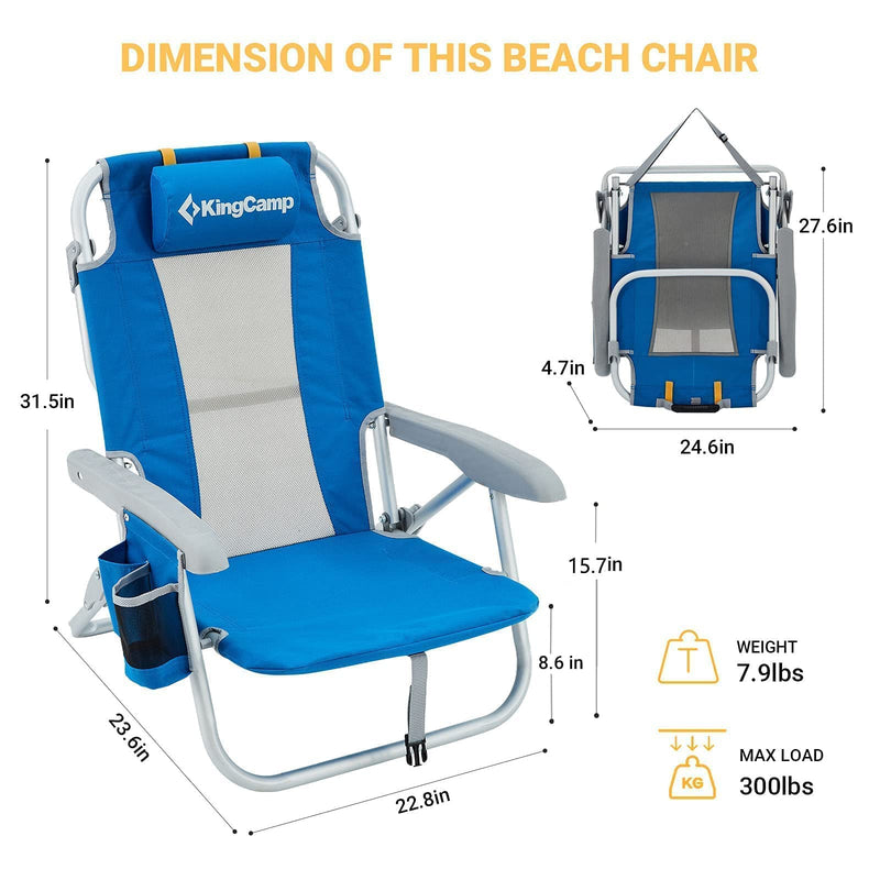 Load image into Gallery viewer, KingCamp LILAC Beach Chair
