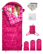 Saco de dormir KingCamp Galaxy Zoo C 300 para niños (longitud ajustable)