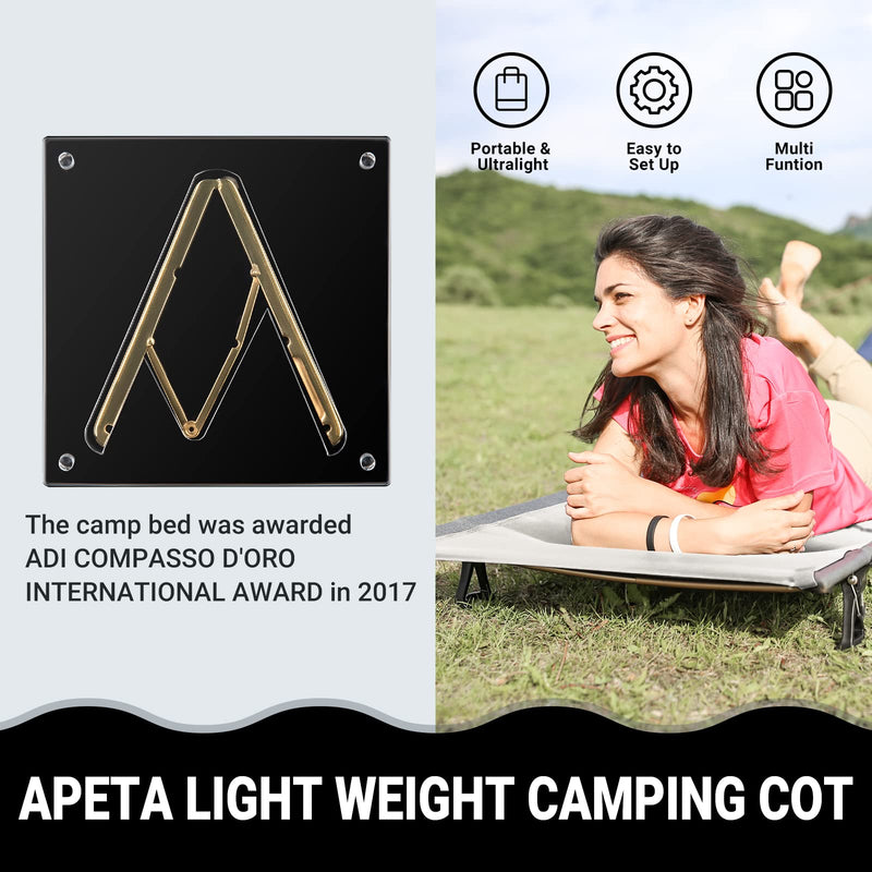 Load image into Gallery viewer, ATEPA Lectulo Ultralight Folding Cot Camping Cot
