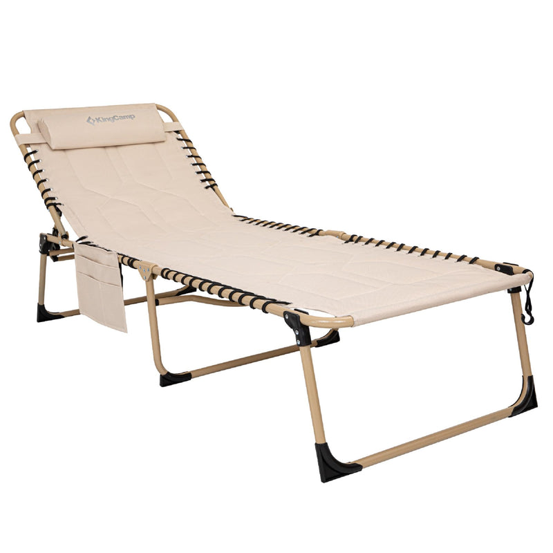 Load image into Gallery viewer, KingCamp Oversized Comfort 3-folding Lounge Chair Easy Fold and Carry

