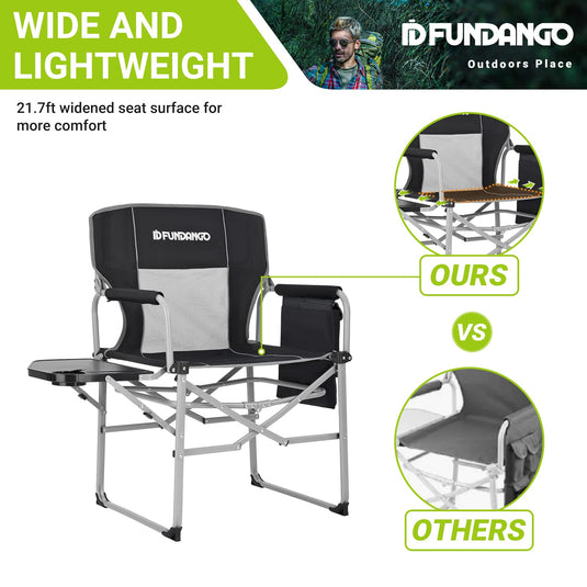 FUNDANGO Portable Director Chair