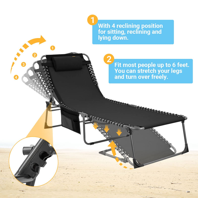 Load image into Gallery viewer, KingCamp BAVARIA COOL Adjustable Cot Beach Lounger

