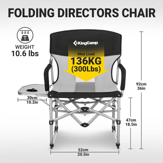 KingCamp Folding Director Chair