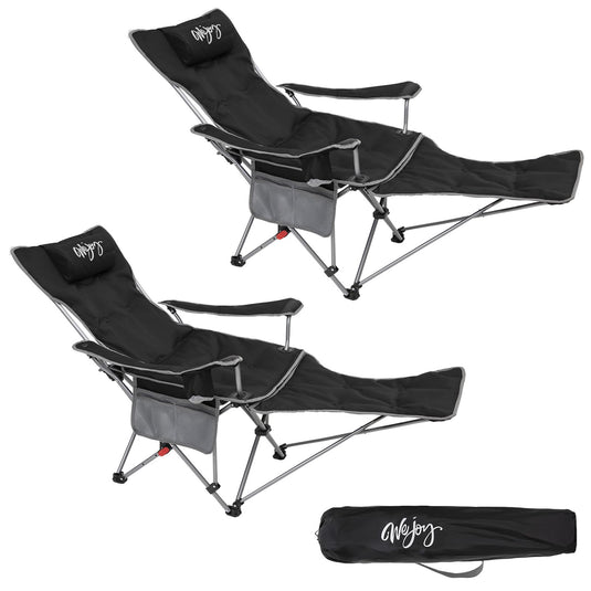 WEJOY Lightweight Foldable Stretch Lounge Chair