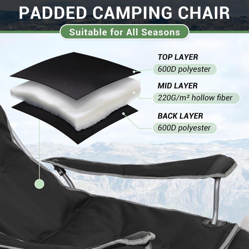 Load image into Gallery viewer, WEJOY Lightweight Foldable Stretch Lounge Chair
