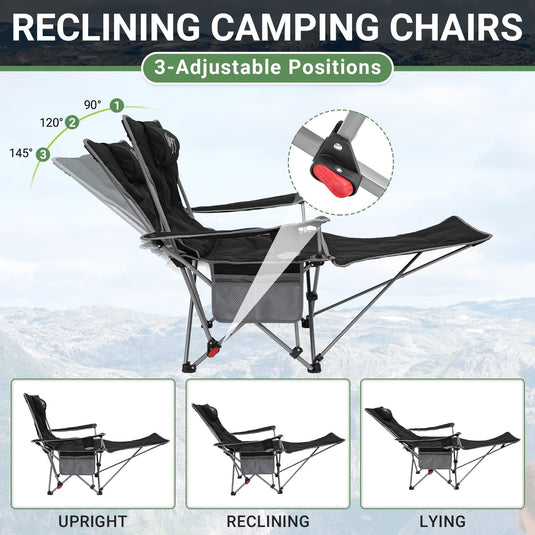 WEJOY Lightweight Foldable Stretch Lounge Chair