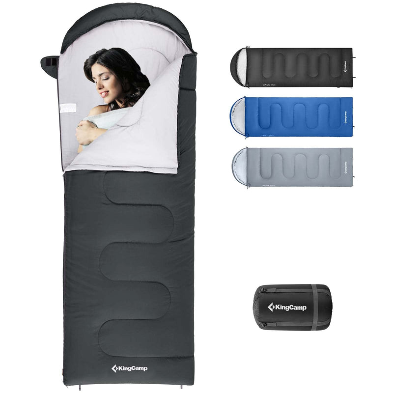 Load image into Gallery viewer, KingCamp Oasis 250 Sleeping Bag-Envelope With Hood
