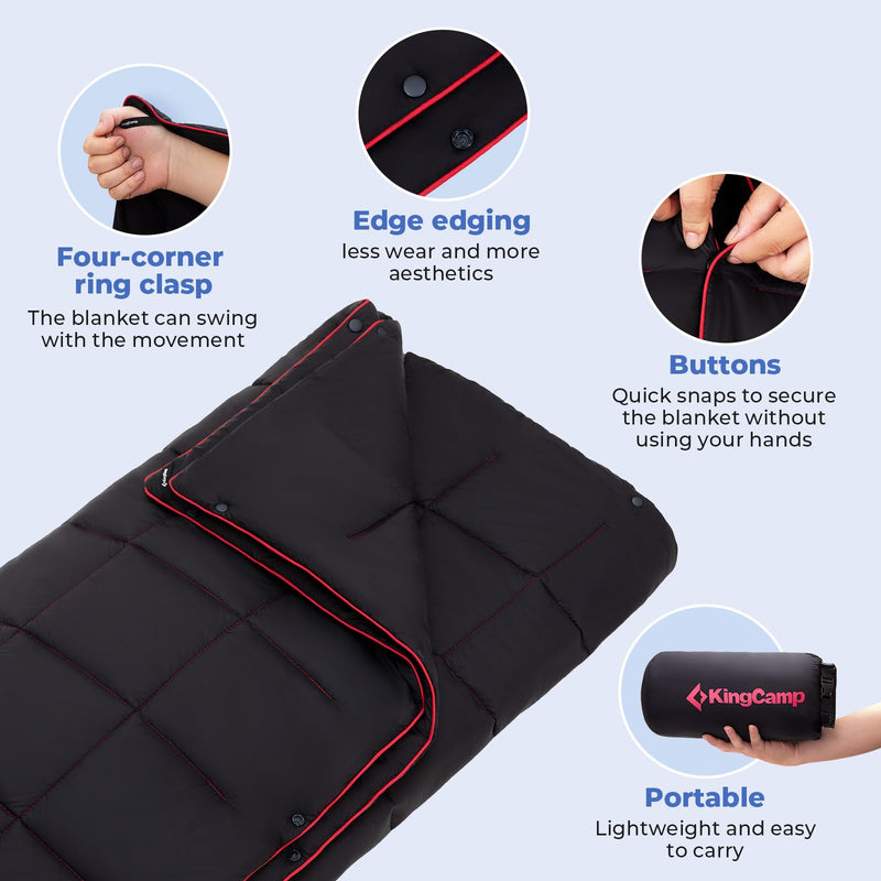 Load image into Gallery viewer, KingCamp Lightweight Camping Blanket Packable Blanket
