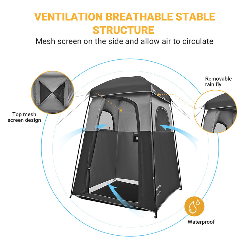 Load image into Gallery viewer, KingCamp MARASUSA Shower Tent Privacy Shelter
