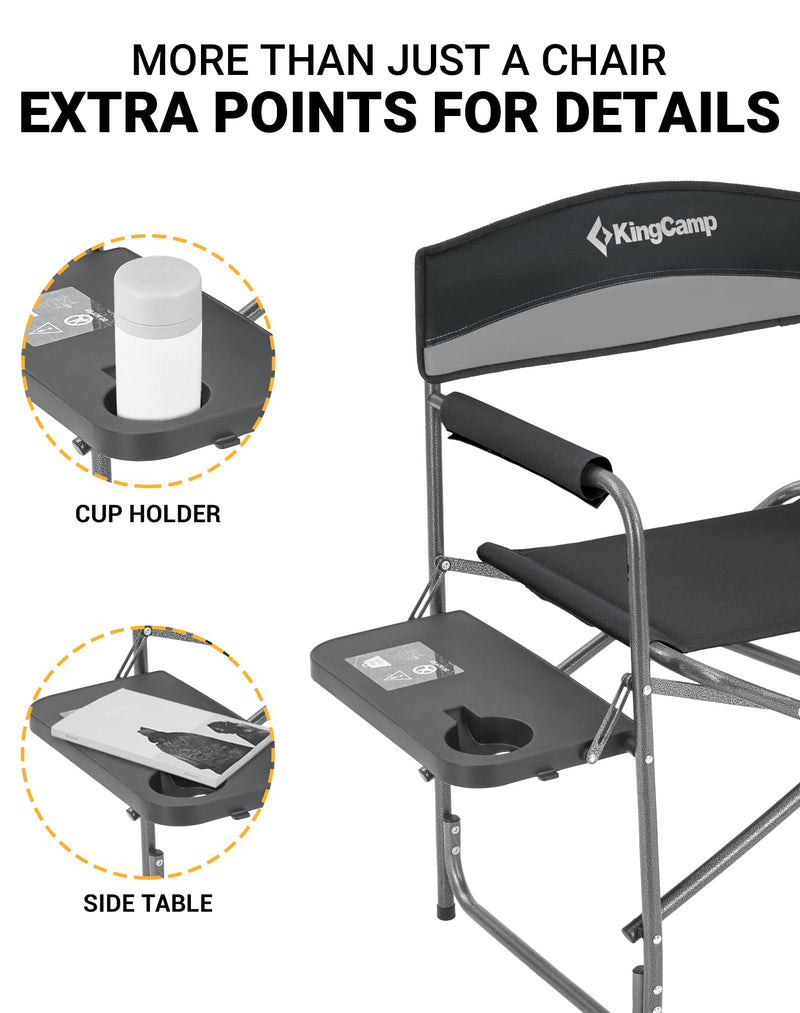 Load image into Gallery viewer, KingCamp Comfort Folding Director&#39;s Chair
