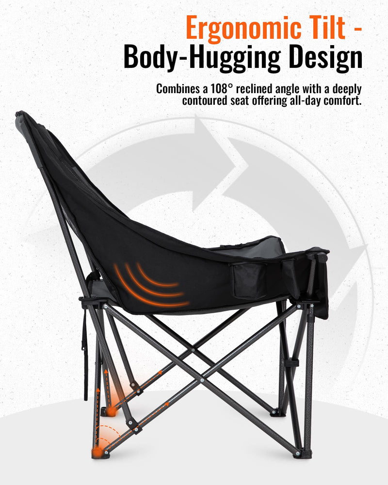 Load image into Gallery viewer, KingCamp CANNA C10 PLUS Oversized Padded Camping Chair
