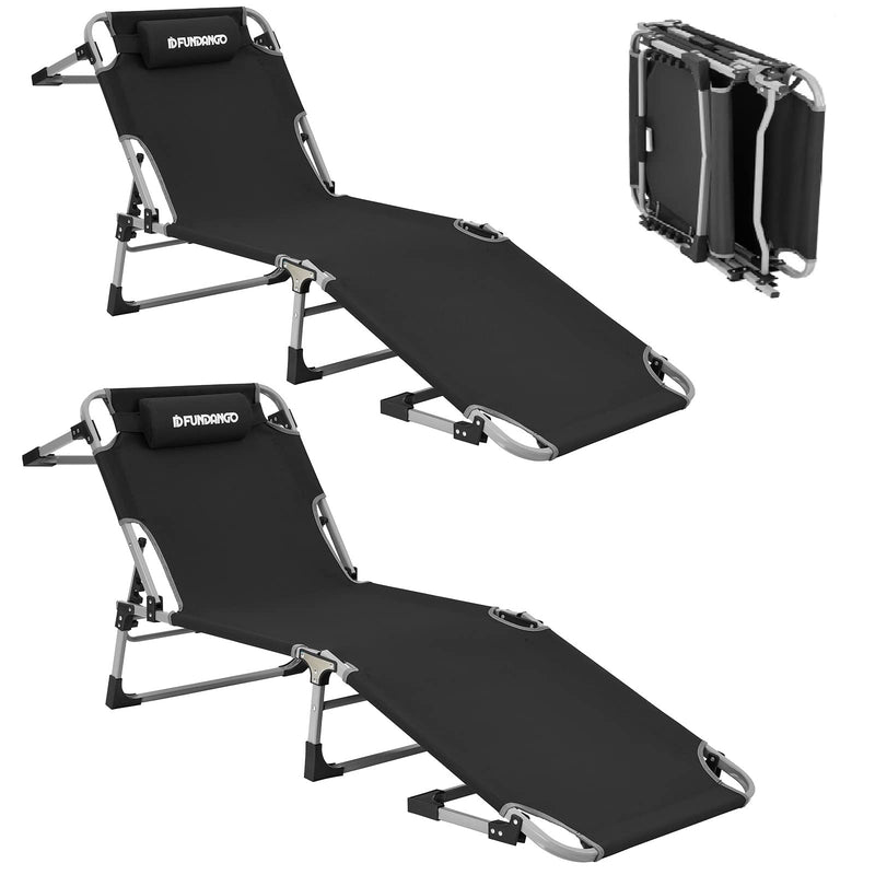 Load image into Gallery viewer, FUNDANGO CLASSIC Folding Lounge Chair and Camping Bed
