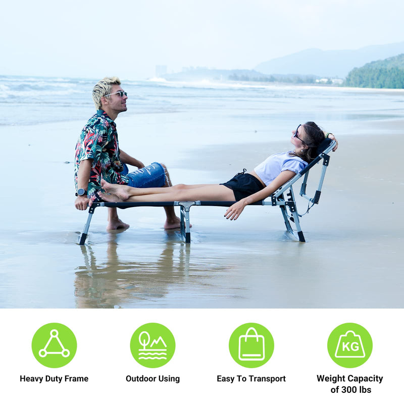 Load image into Gallery viewer, FUNDANGO CLASSIC Folding Lounge Chair and Camping Bed
