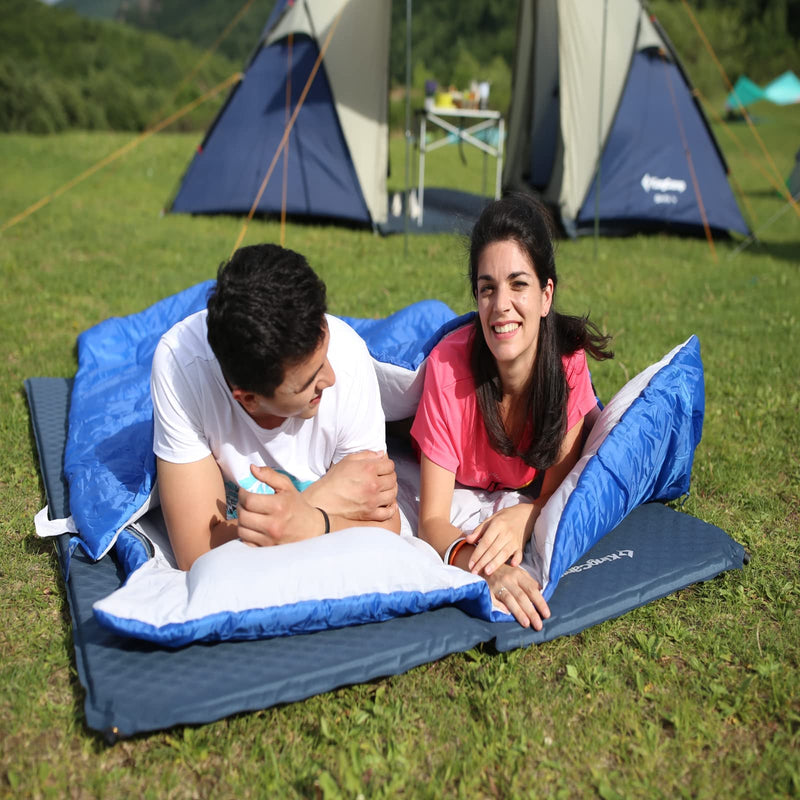 Load image into Gallery viewer, KingCamp OXYGEN 250D Sleeping Bag-Envelope With Double Hood
