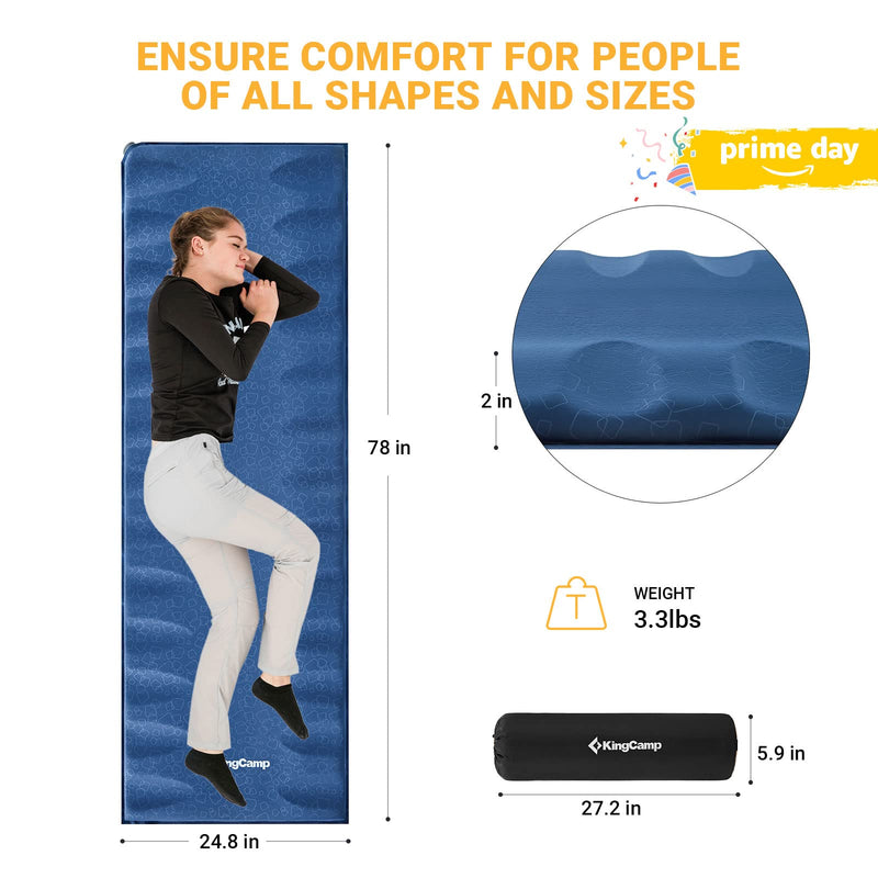 Load image into Gallery viewer, KingCamp PARADOX 5 3D Self Inflating Ultralight Sleeping Pad
