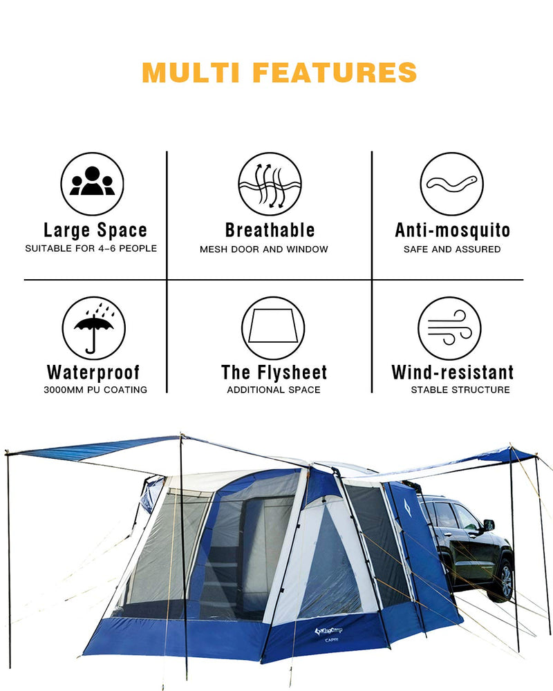 Load image into Gallery viewer, KingCamp CAPRI Car Camping Tents
