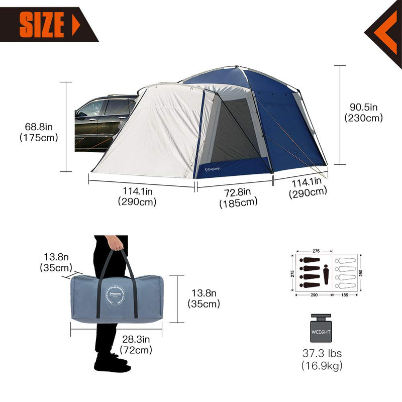 Load image into Gallery viewer, KingCamp MEIFI PLUS SUV Car Camping Tents
